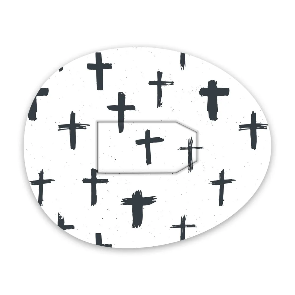 Dexcom Cross Pattern Design Patches