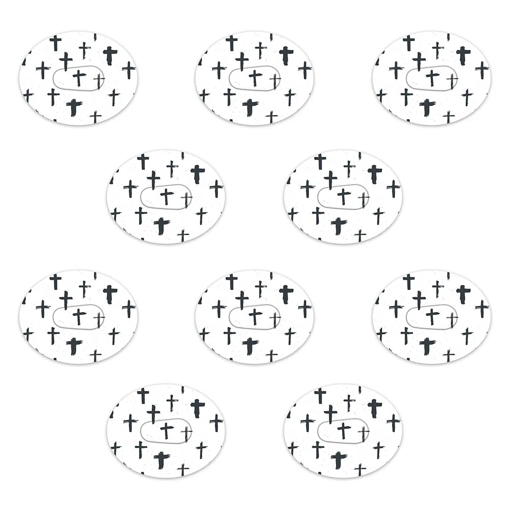 Dexcom Cross Pattern Design Patches
