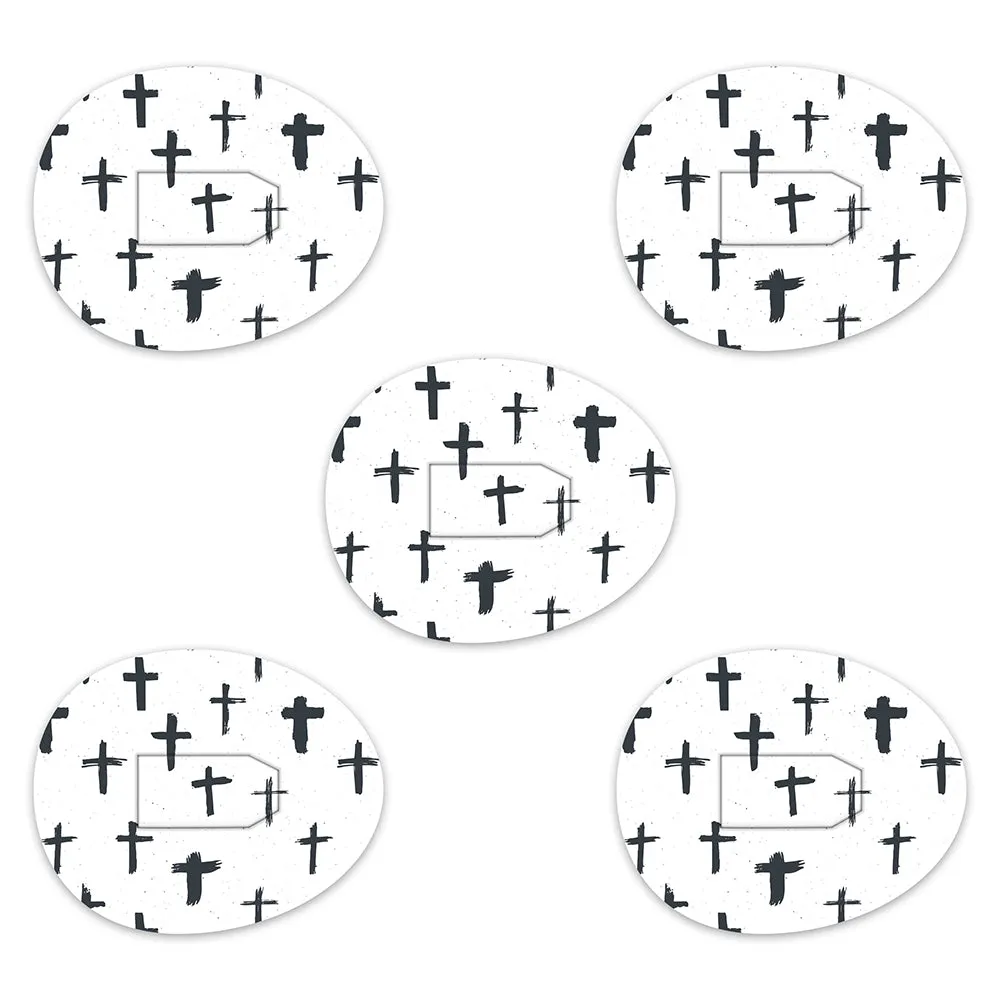 Dexcom Cross Pattern Design Patches