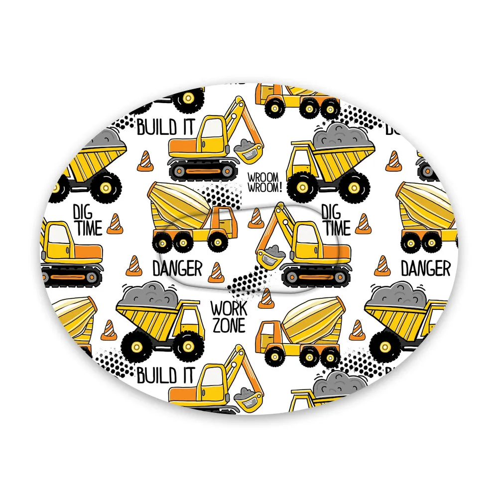 Dexcom Dinosaur & Construction Design Patches