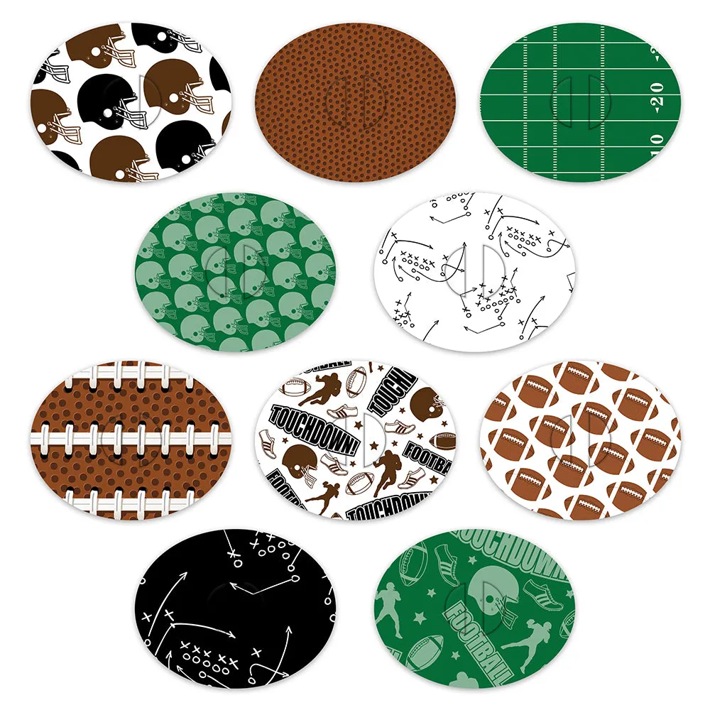 Dexcom Football Mix Design Patches