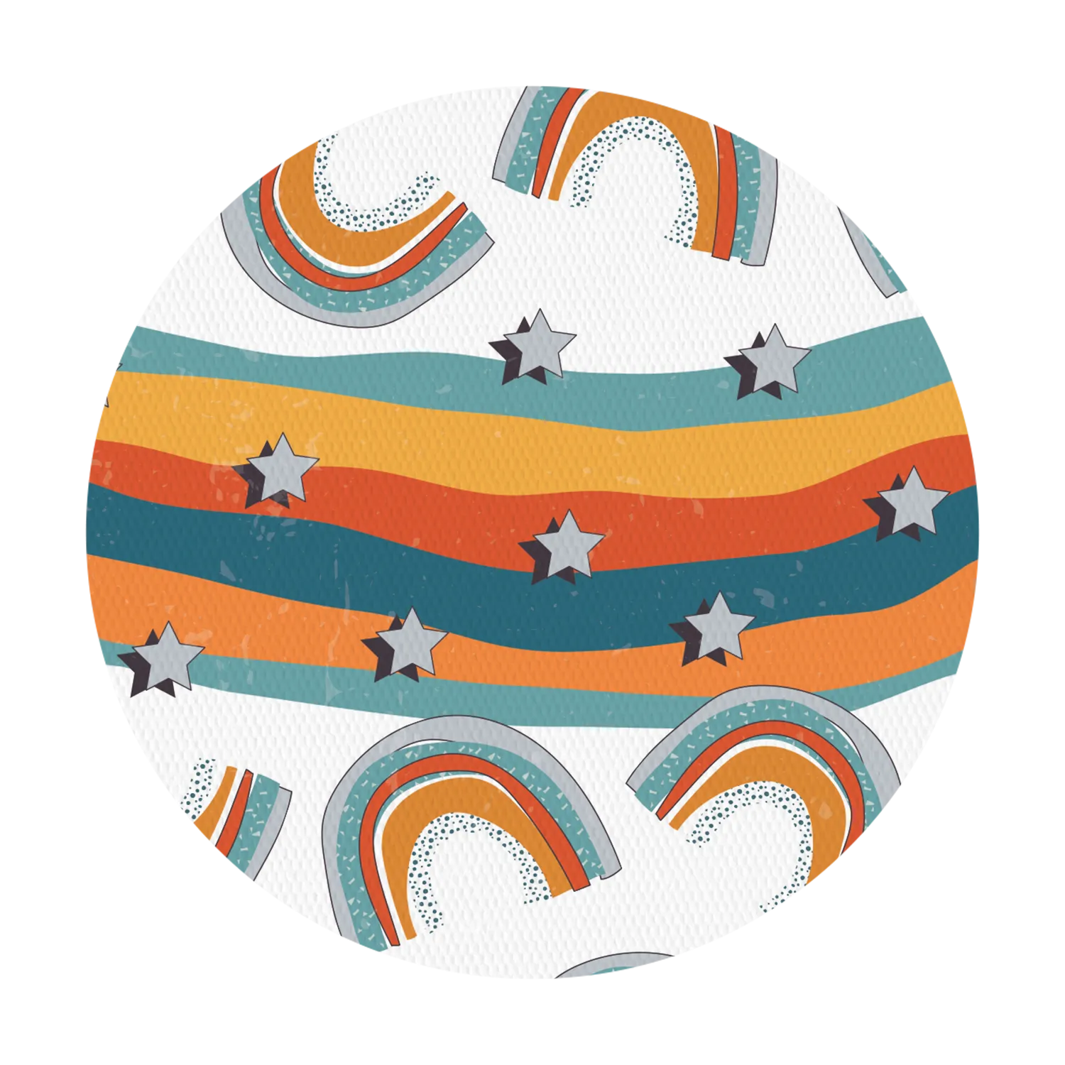 Dexcom Orange Rainbow Design Patches