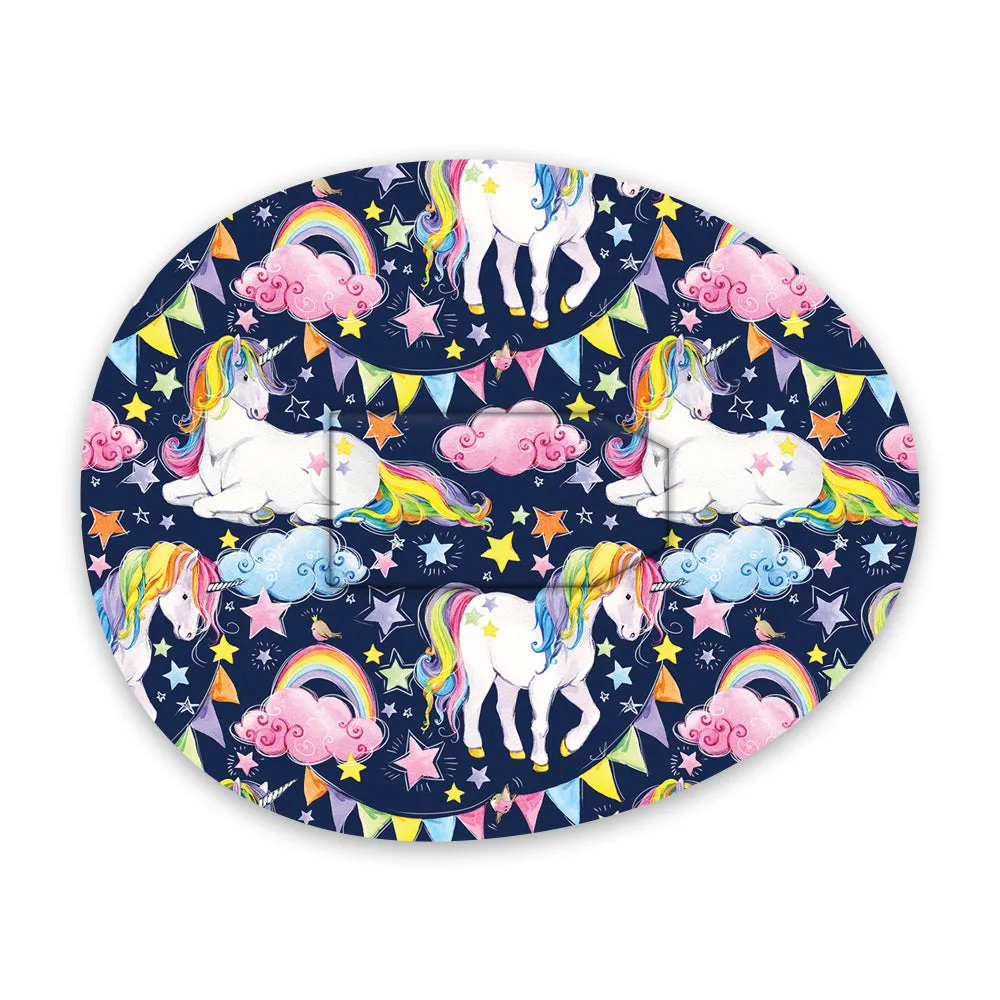 Dexcom Rainbow Unicorn Design Patches