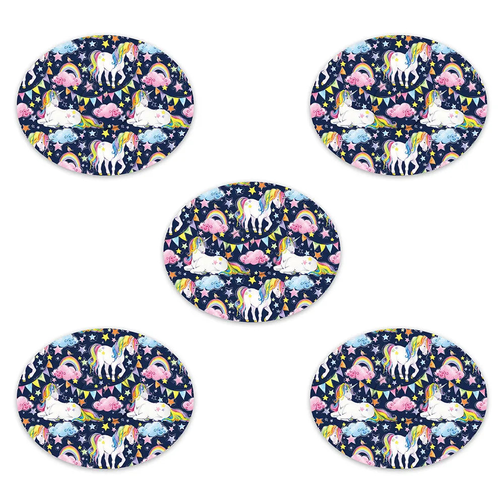 Dexcom Rainbow Unicorn Design Patches