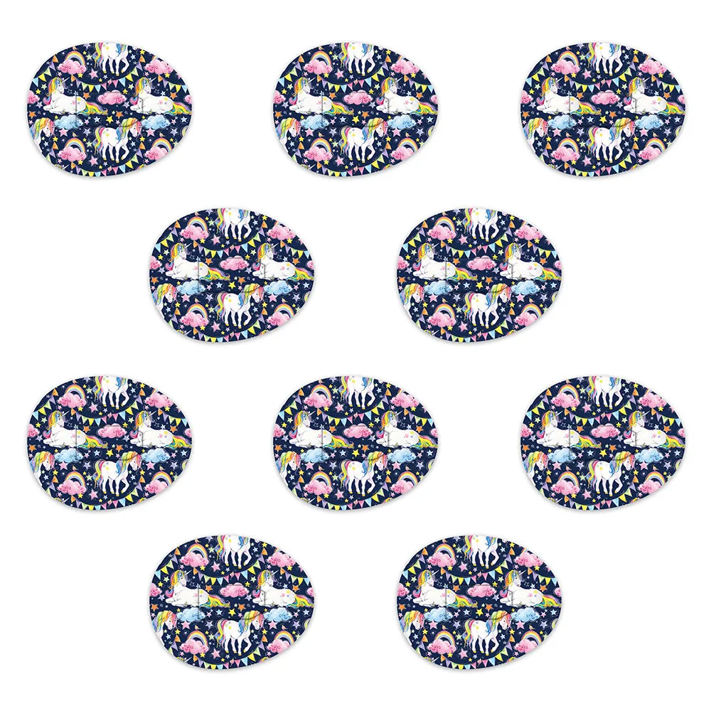 Dexcom Rainbow Unicorn Design Patches