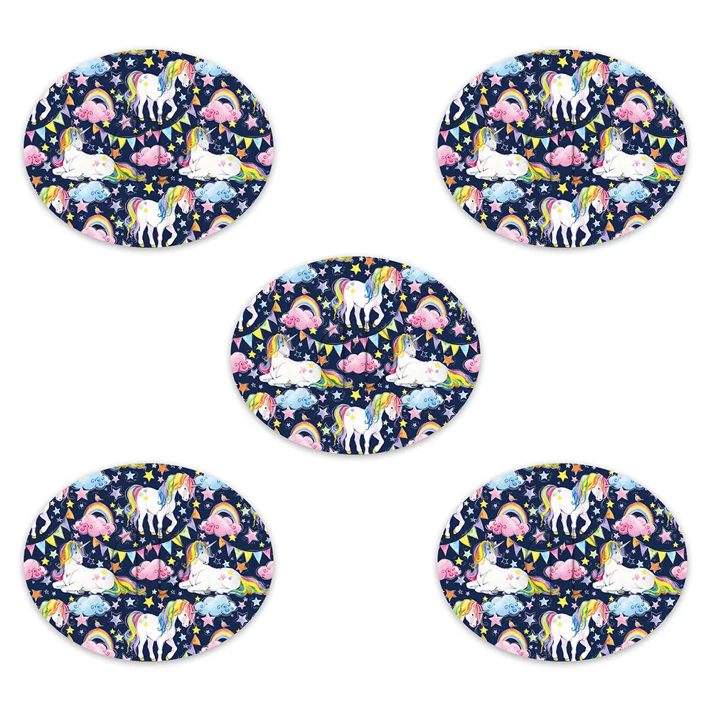 Dexcom Rainbow Unicorn Design Patches
