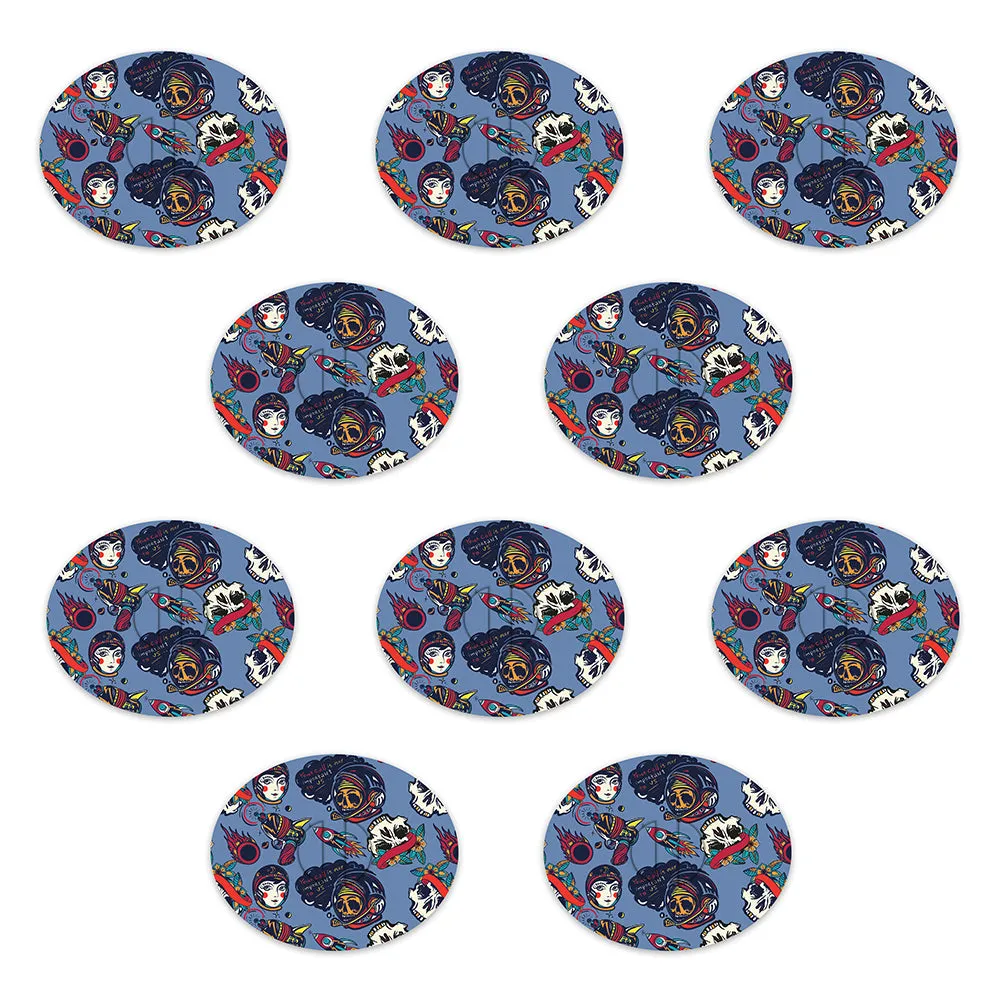 Dexcom Space Retro Design Patches