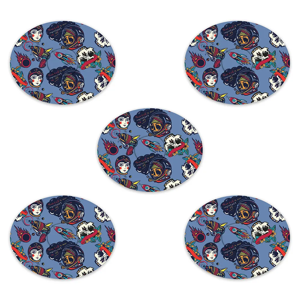 Dexcom Space Retro Design Patches