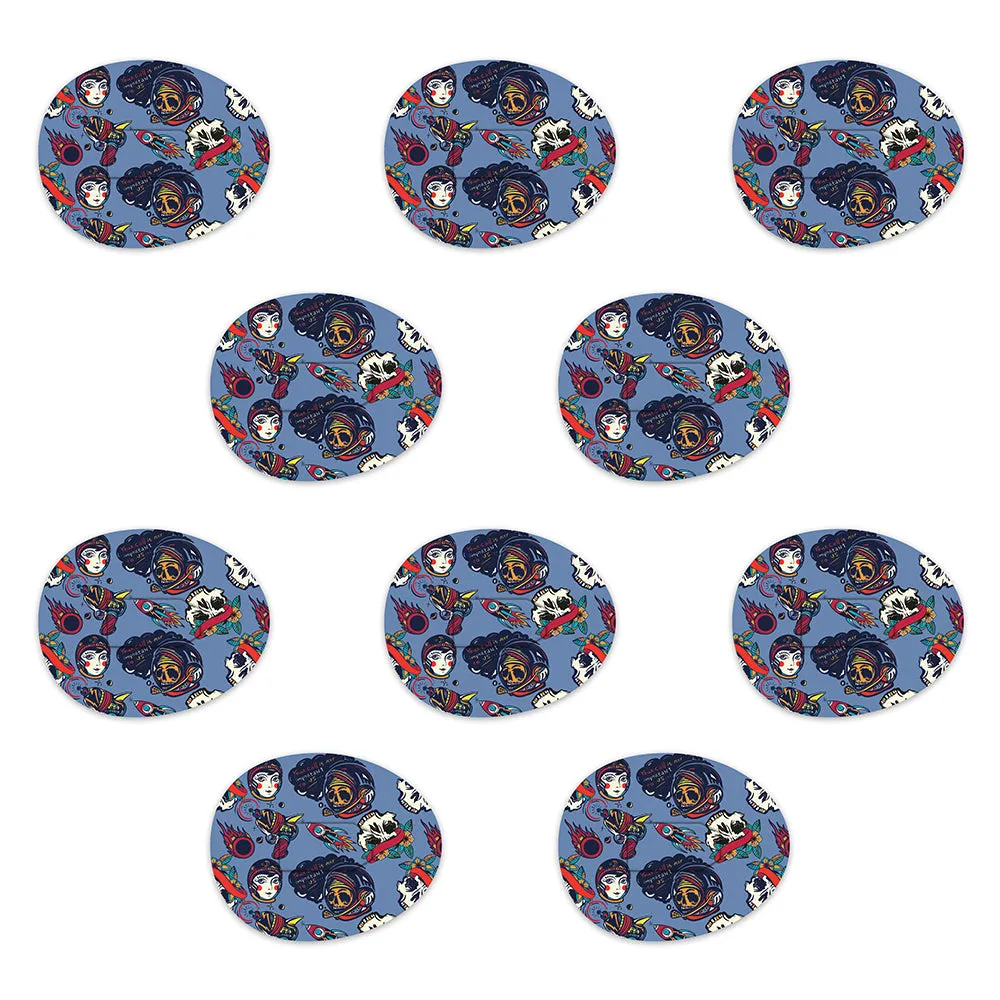 Dexcom Space Retro Design Patches