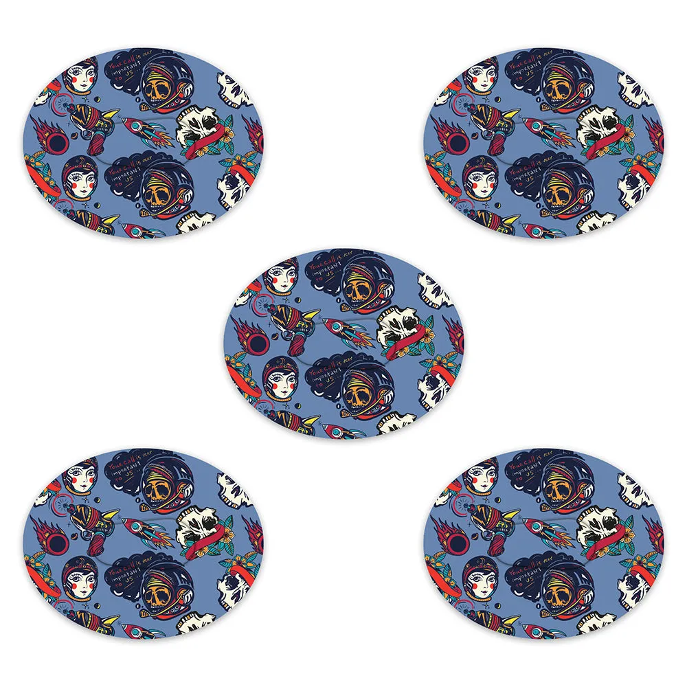 Dexcom Space Retro Design Patches