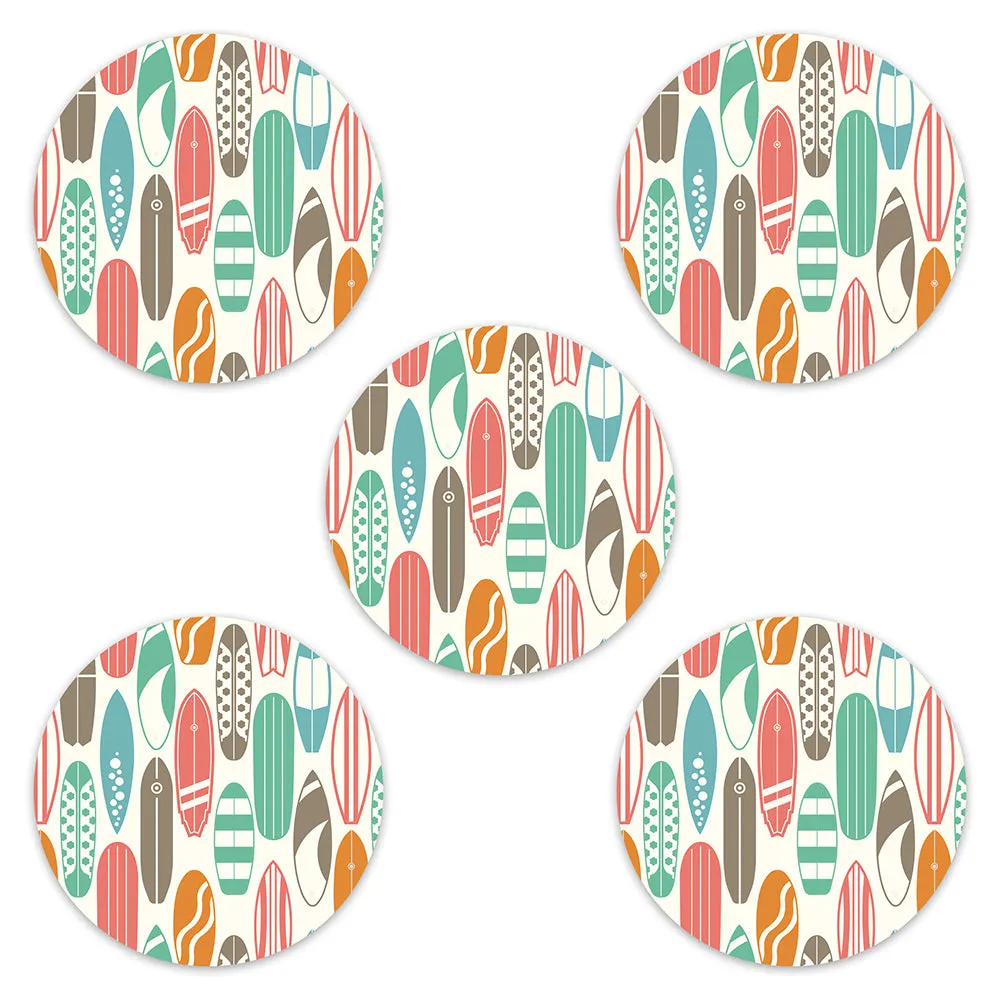 Dexcom Surfboard Retro Design Patches