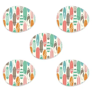 Dexcom Surfboard Retro Design Patches