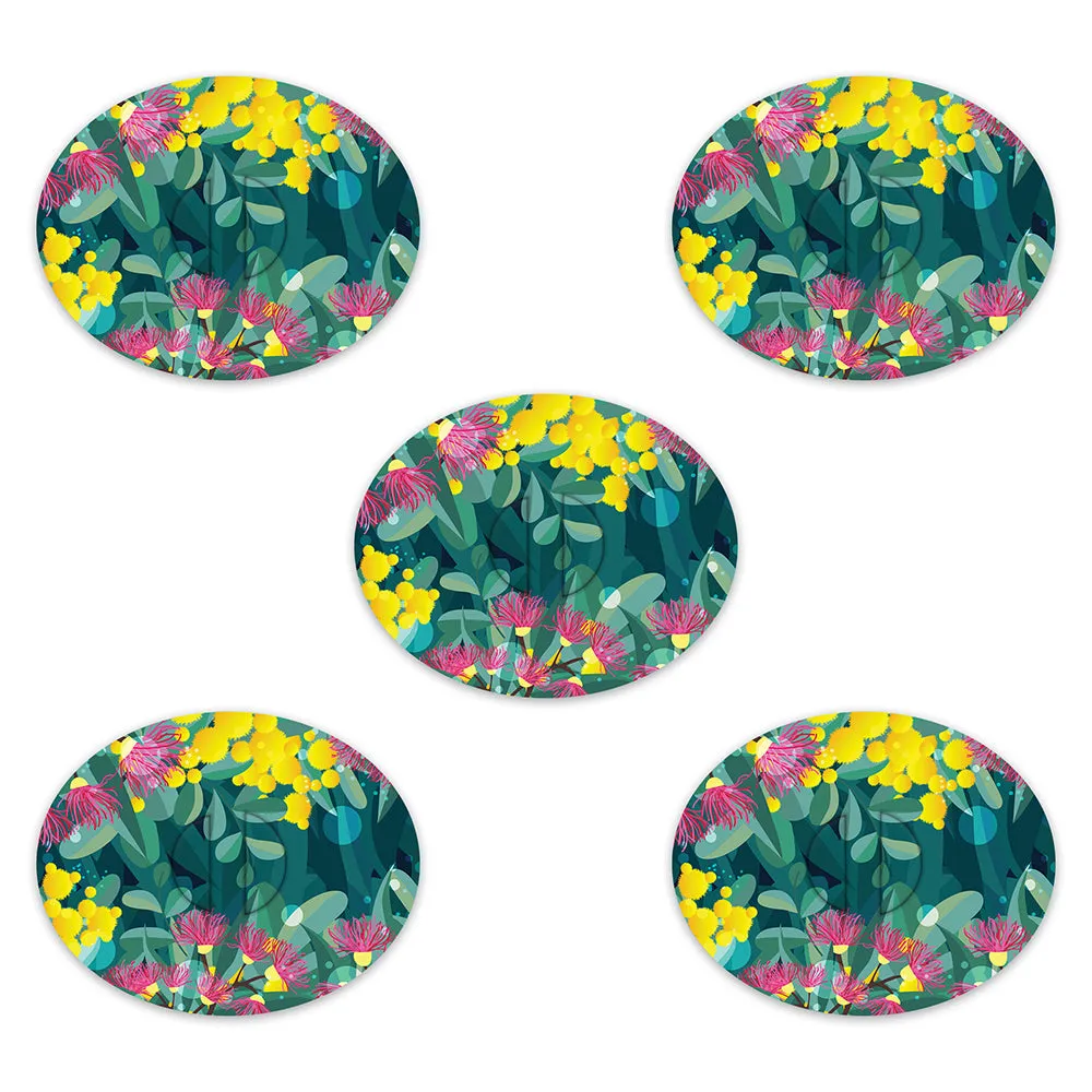 Dexcom Wattle & Gum Blossoms Design Patches