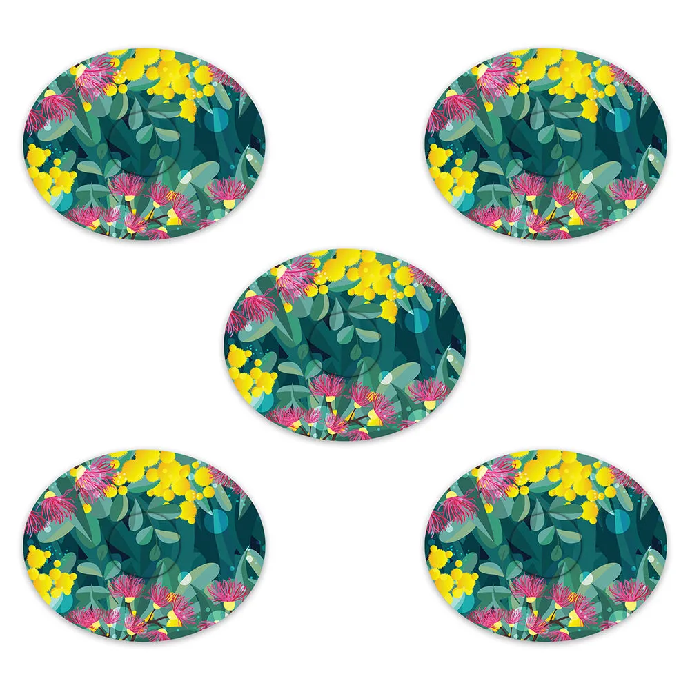 Dexcom Wattle & Gum Blossoms Design Patches