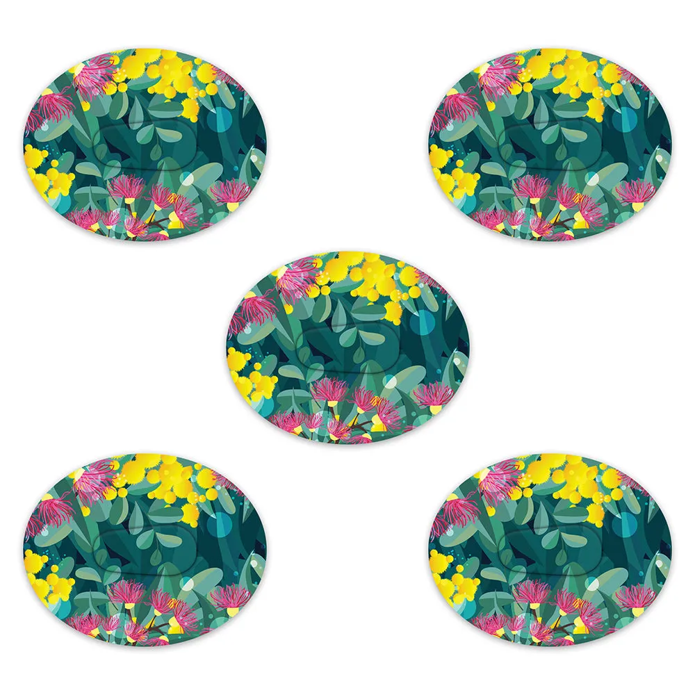 Dexcom Wattle & Gum Blossoms Design Patches