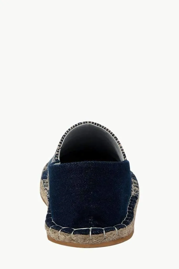 Dobby Navy Detail Ikat Espadrilles