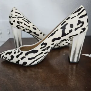 Donald J Pliner Animal Print Heels with Block Heel