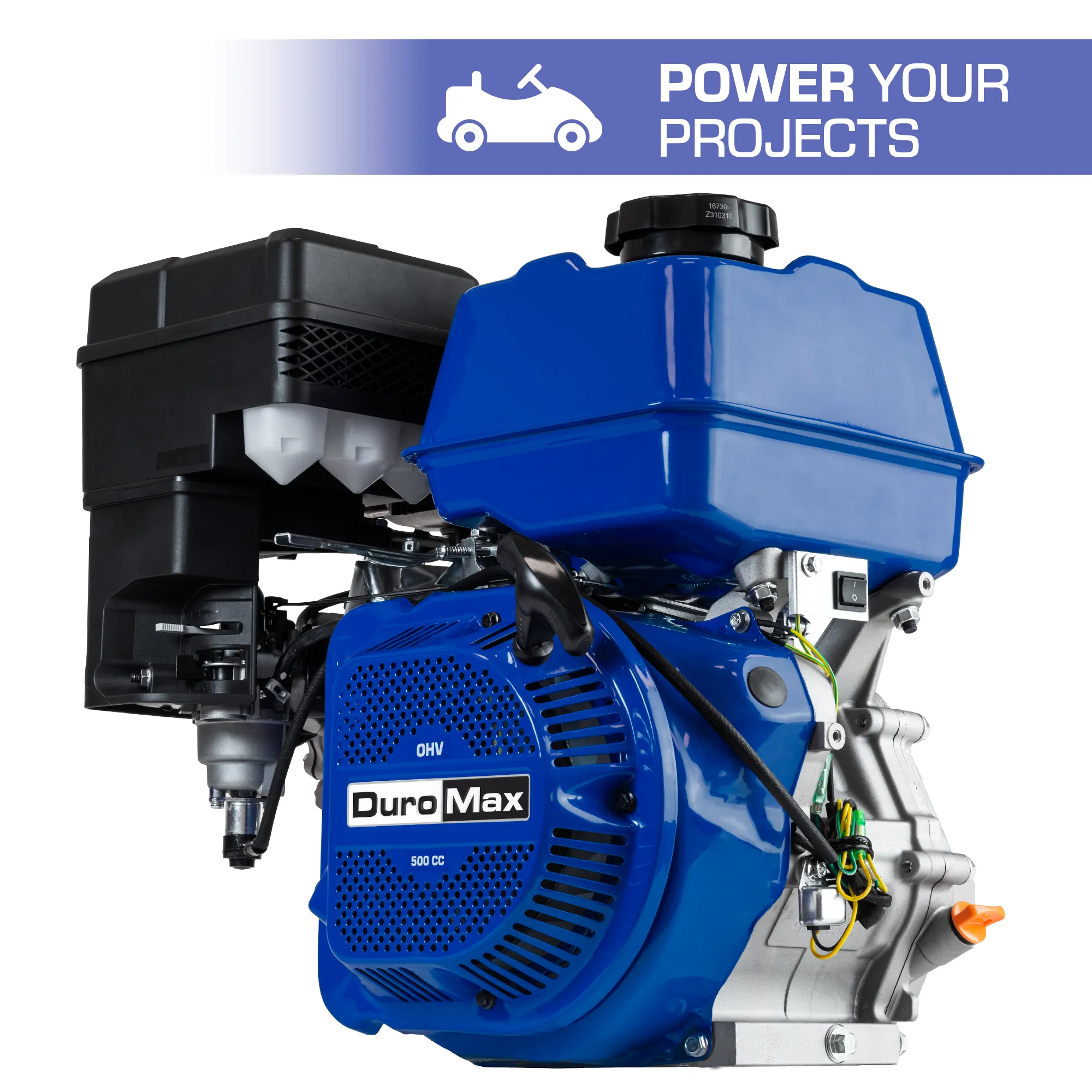 DuroMax XP20HP 500cc 1-Inch Shaft Recoil Start Gasoline Engine