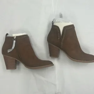 DV8 Brown Jace Zipper Ankle High Bootie Boot -7.5