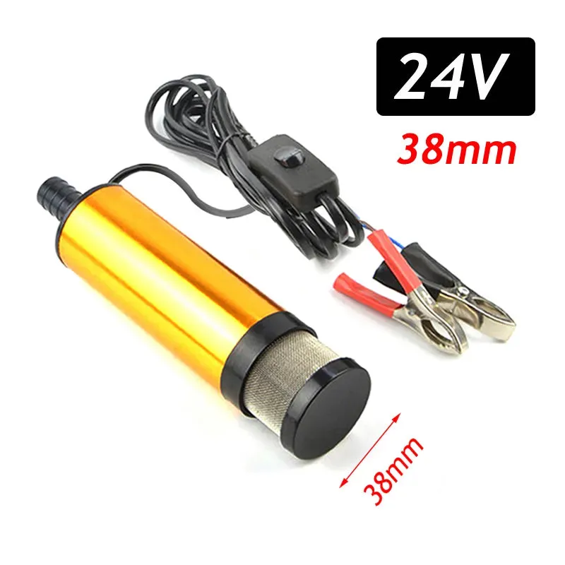 Electric Fuel Pump Automatic Pumping Diesel Water Submersible Transfer Alloy