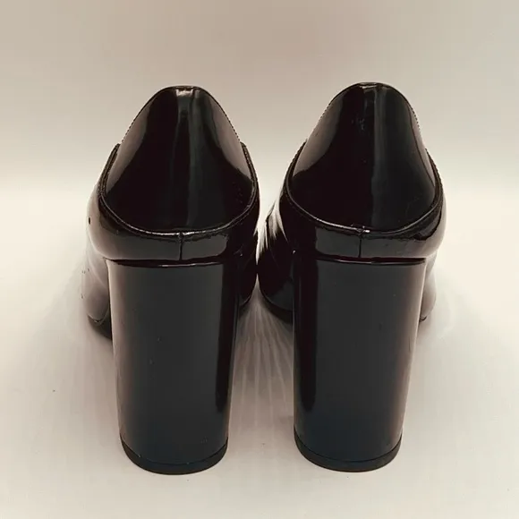 EU 36 US6 GEOX Respira Black Classic Patent Leather Pumps 3” Comfortable Heel