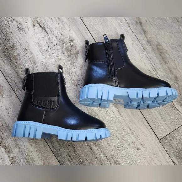 Fashion Nova Kids Mini Chunky Heel Booties