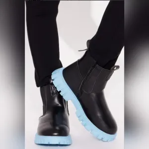 Fashion Nova Kids Mini Chunky Heel Booties