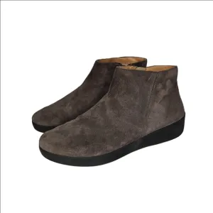 Fitflop Sumi Wedge Booties Suede  Women's Size 9