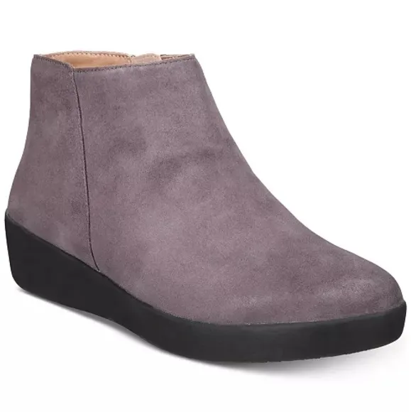 Fitflop Sumi Wedge Booties Suede  Women's Size 9