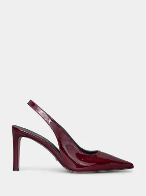 FORCE BURGUNDY PATENT PUMPS