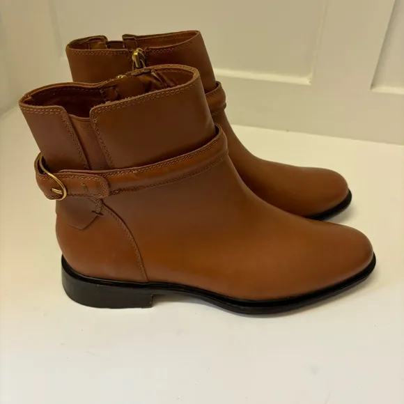 Franco Sarto Elese Ankle Booties Sz 9M Brown
