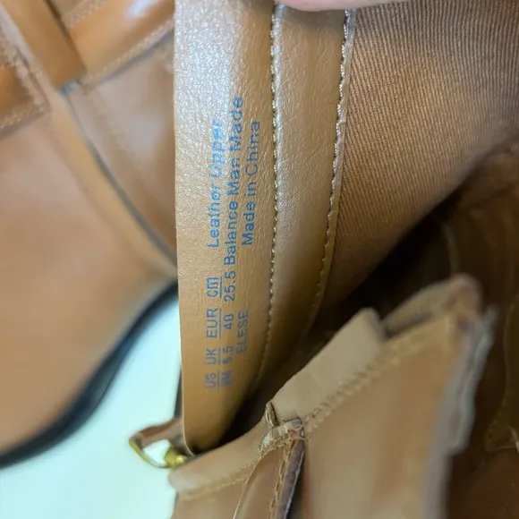 Franco Sarto Elese Ankle Booties Sz 9M Brown