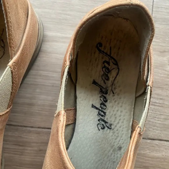 Free People Brown Leather Shoeboot