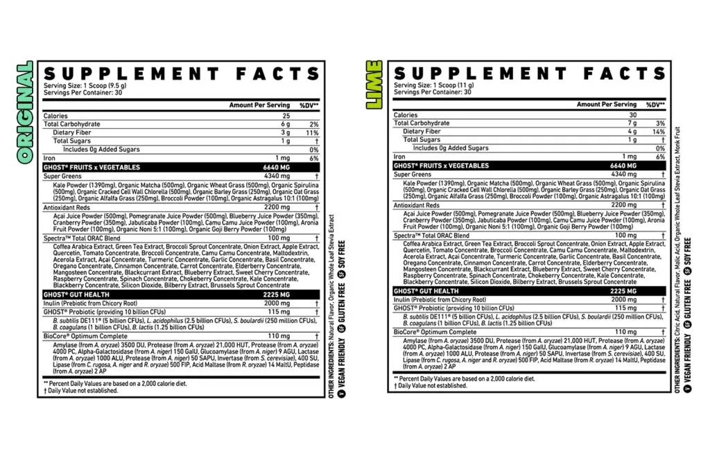 GHOST LIFESTYLE GHOST GREENS SUPERFOODS FORMULA