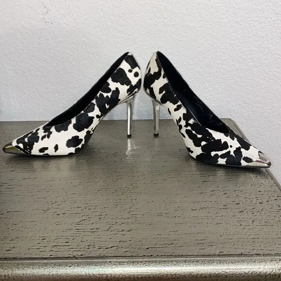 Gianni Bini Jeklyn Animal Print Dyed Calf Hair Pumps!