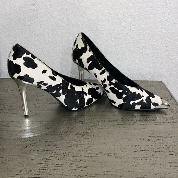 Gianni Bini Jeklyn Animal Print Dyed Calf Hair Pumps!