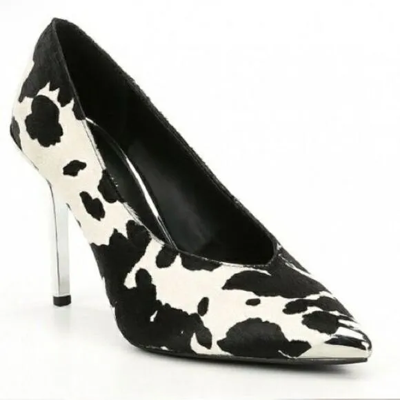 Gianni Bini Jeklyn Animal Print Dyed Calf Hair Pumps!