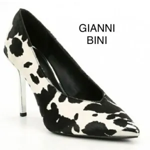 Gianni Bini Jeklyn Animal Print Dyed Calf Hair Pumps!