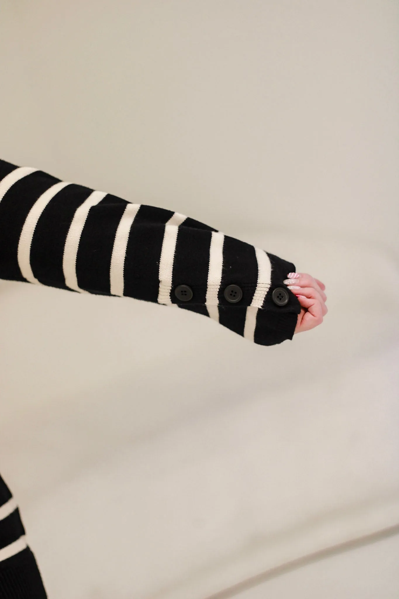 Good Feelings Striped Knit Sweater