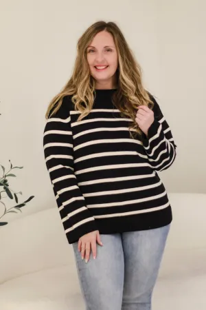 Good Feelings Striped Knit Sweater
