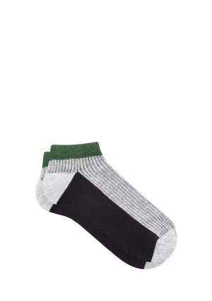 Grey Ankle Socks