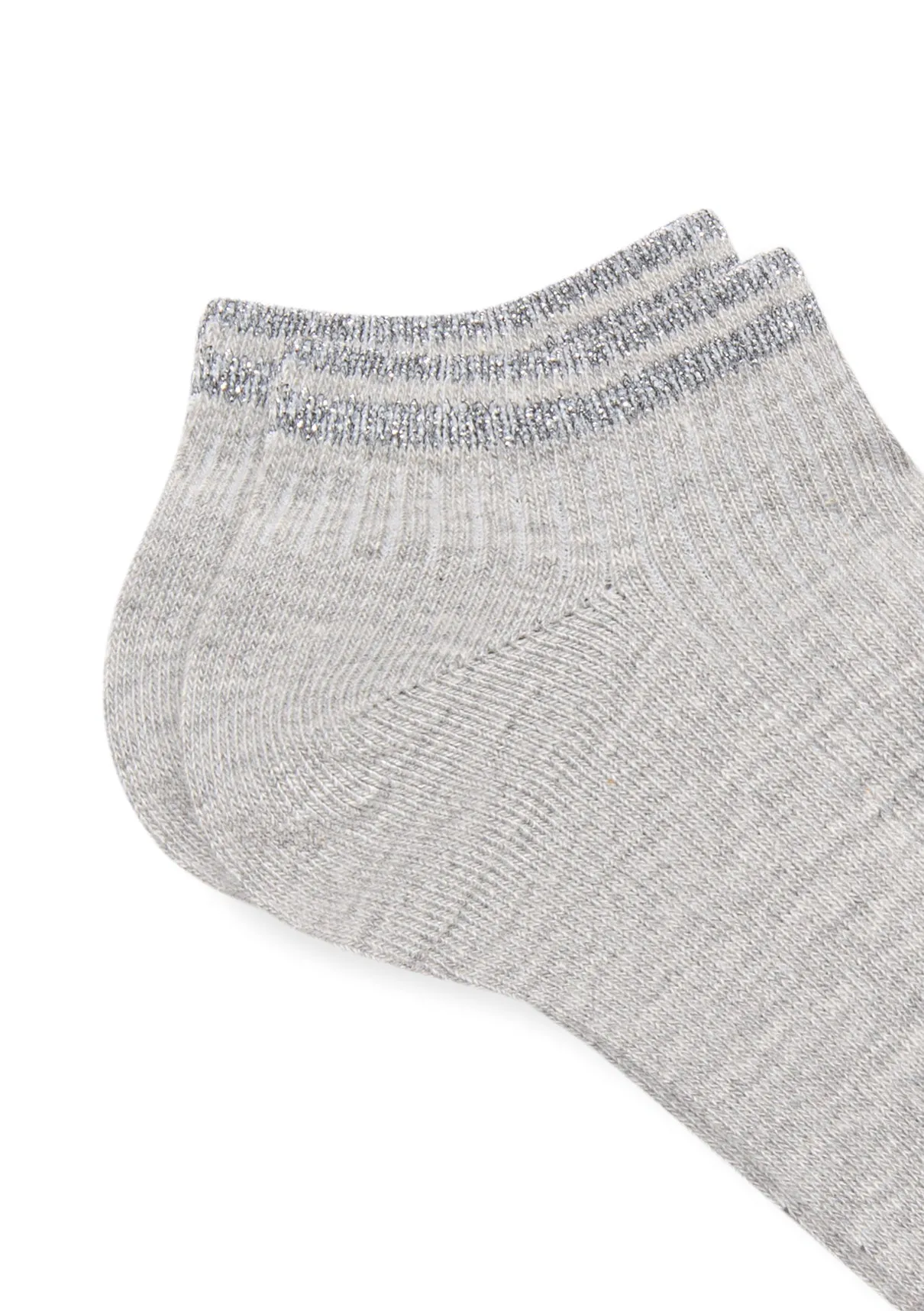 Grey Ankle Socks