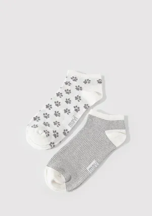 Grey Ankle Socks