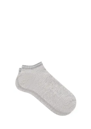 Grey Ankle Socks