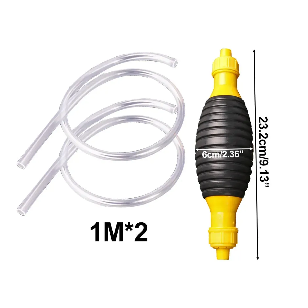 Hand Fuel Pump Car Fuel Tank Sucker Oil Transfer Petrol Diesel Liquid Manual