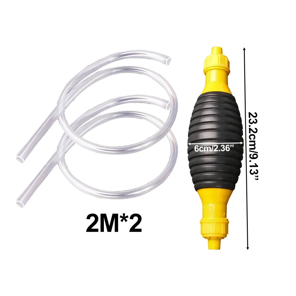 Hand Fuel Pump Car Fuel Tank Sucker Oil Transfer Petrol Diesel Liquid Manual