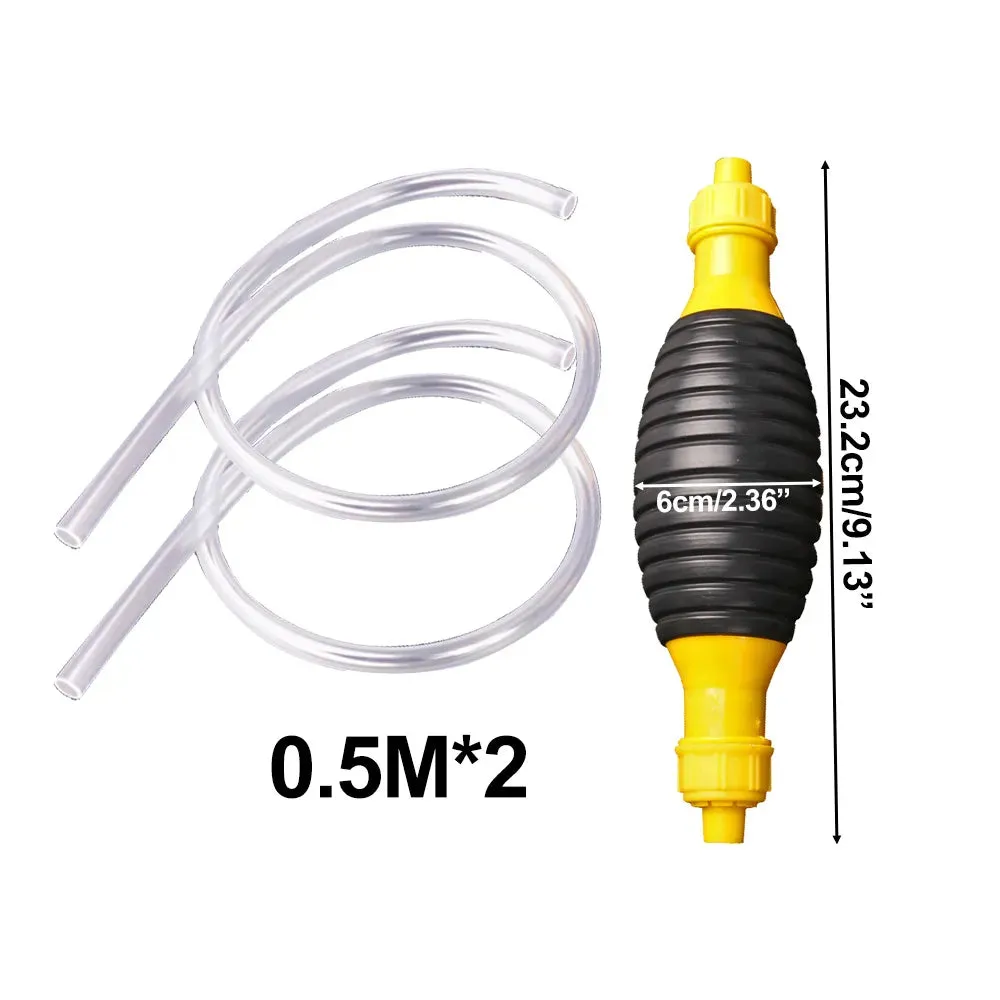 Hand Fuel Pump Car Fuel Tank Sucker Oil Transfer Petrol Diesel Liquid Manual