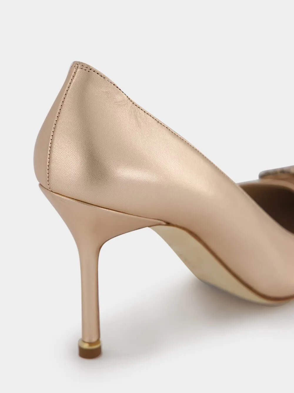 Hangisi 90mm Leather Pumps