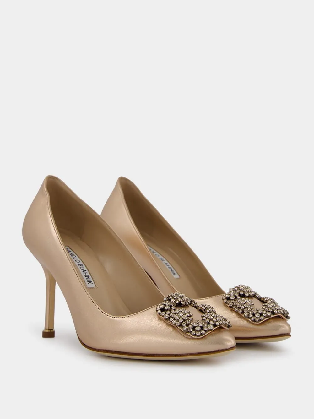 Hangisi 90mm Leather Pumps