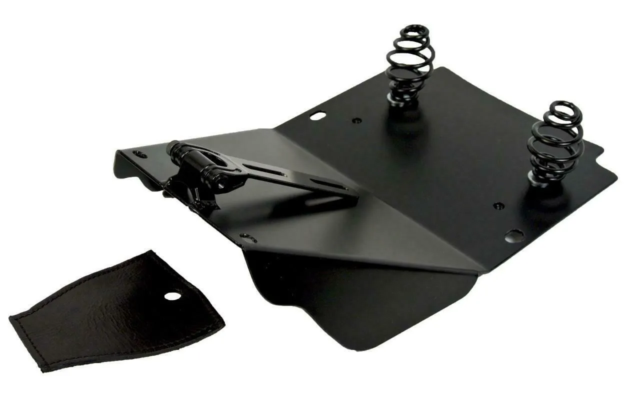 Harley Touring Spring Seat Conversion Mounting Kit 1998-2025 Ant Brn Alligator Window